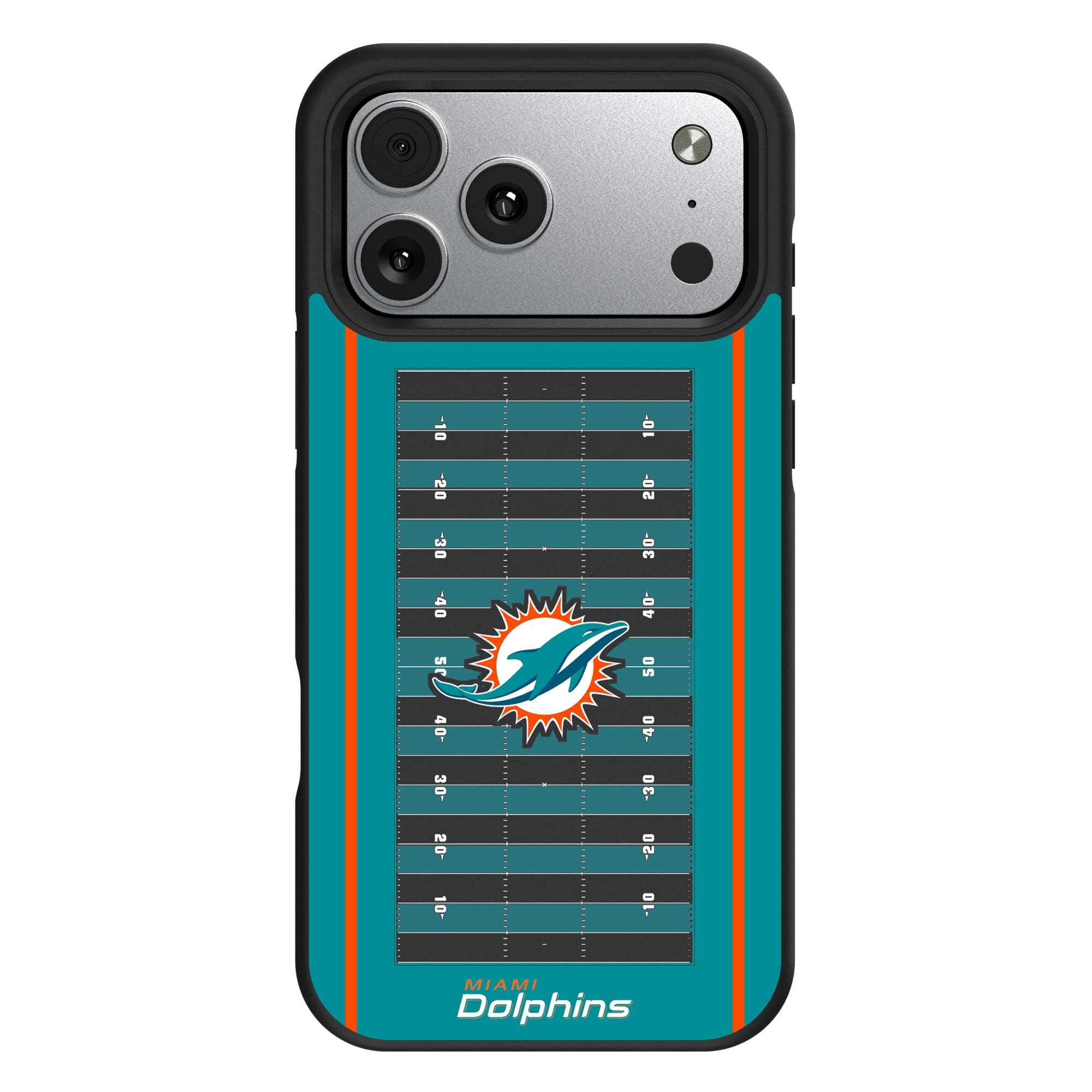 Photos - Case NFL Keyscaper -  - Miami Dolphins Bump  with 8.2ft Drop Protection - 15 - Multicolor 3490411 