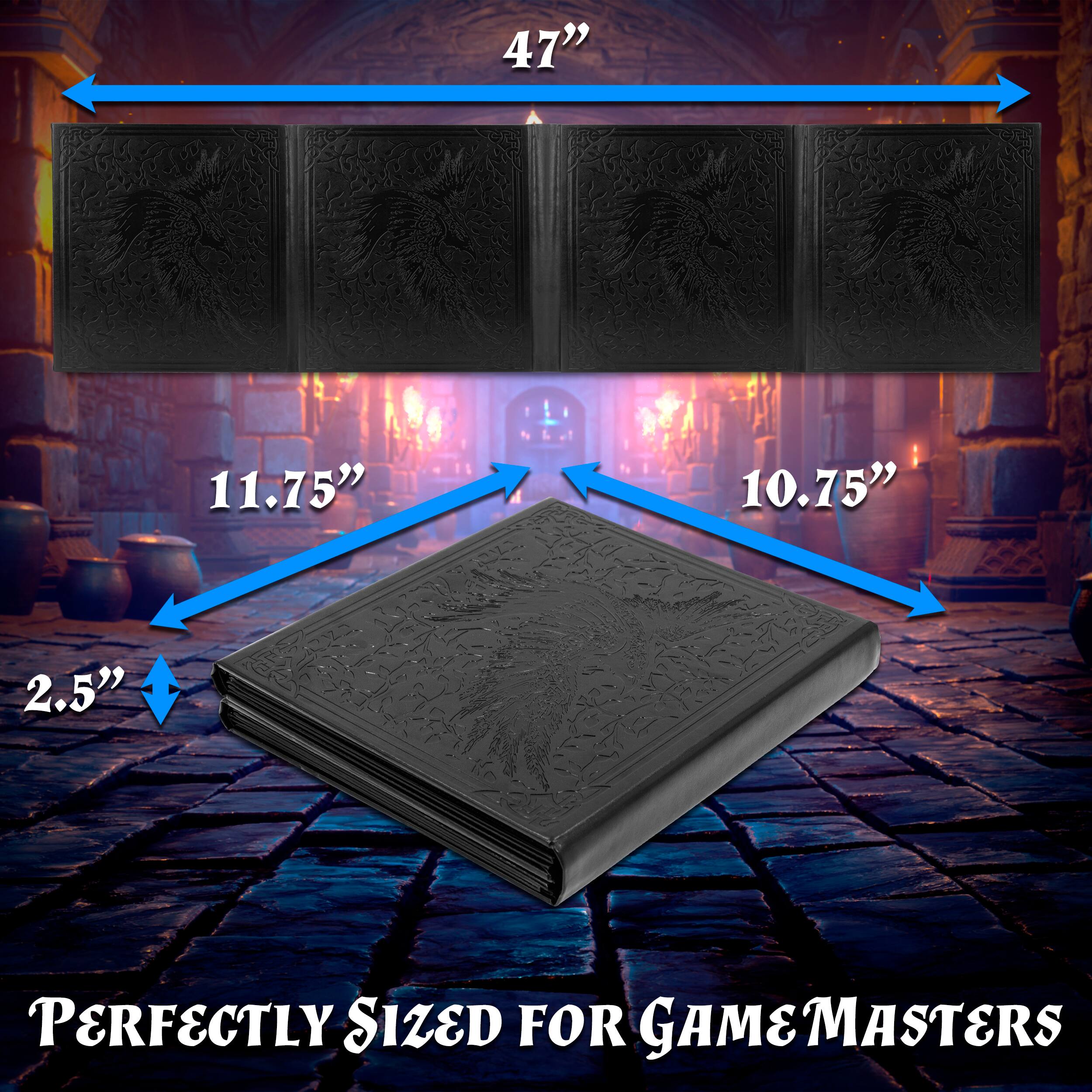 47" 11.75" 10.75" 2.5" PERFECTLY SIZED FOR GAME MASTERS