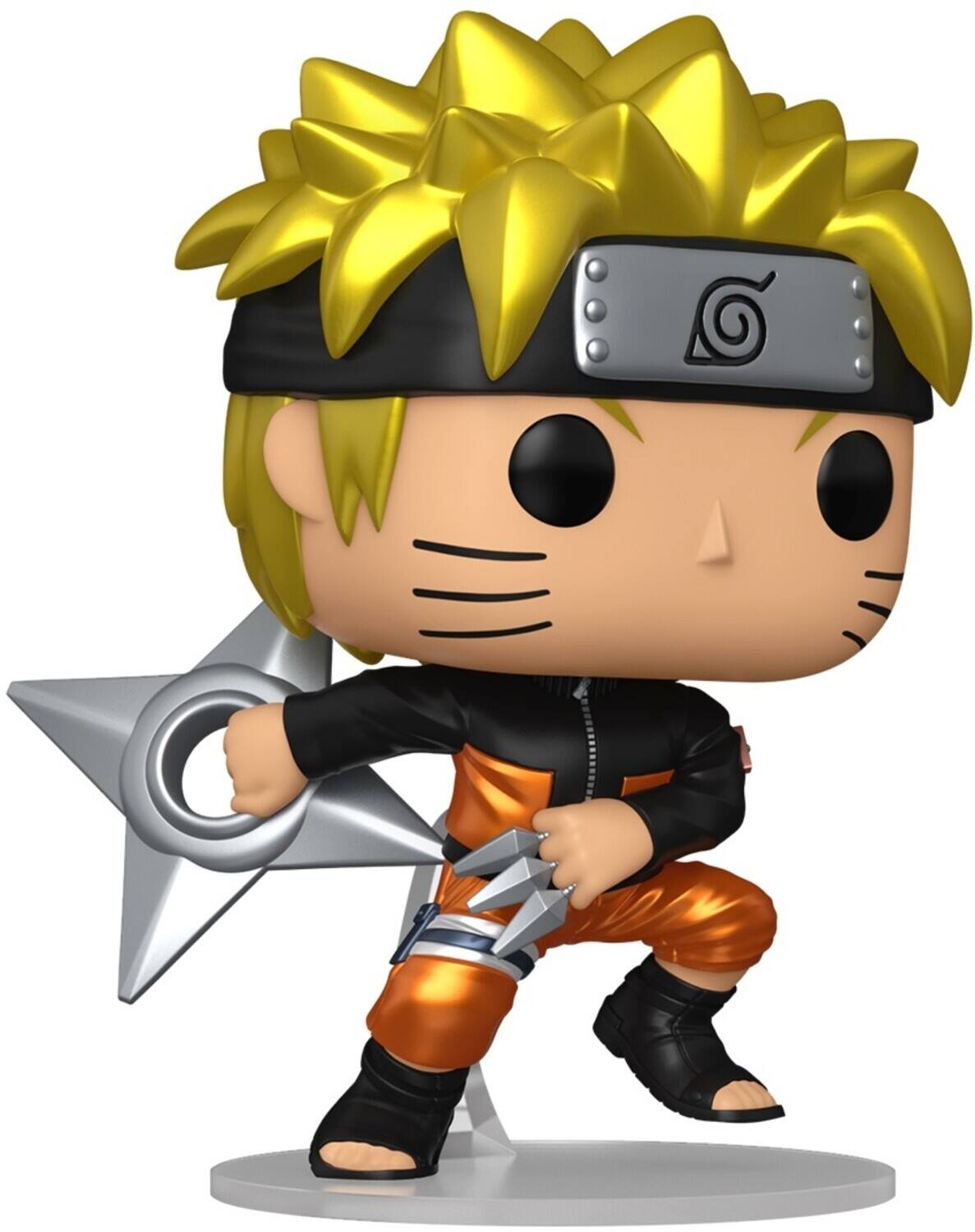 Alt View 2. Funko - Funko Pop! Naruto Shippuden - Naruto Uzumaki Shuriken - Multicolor.