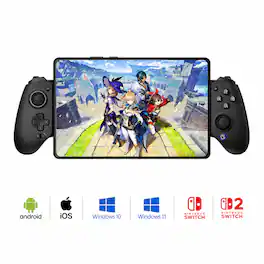 GameSir - G8 Plus Bluetooth Mobile Game Controller Nintendo Switch/Switch 2, iOS, Android, Tablets, Hall Effect Joysticks/Triggers - Black
