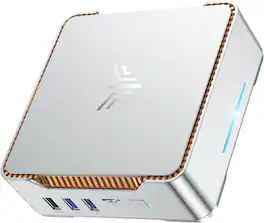 Kamrui - GK3Plus - 4K Mini PC - Ιntel N5030 (4C/ 4T, bis zu 3,1GHz) - 12GB LPDDR4 RAM 256GB SSD - WiFi5 BT4.2 Win11pro - Silver