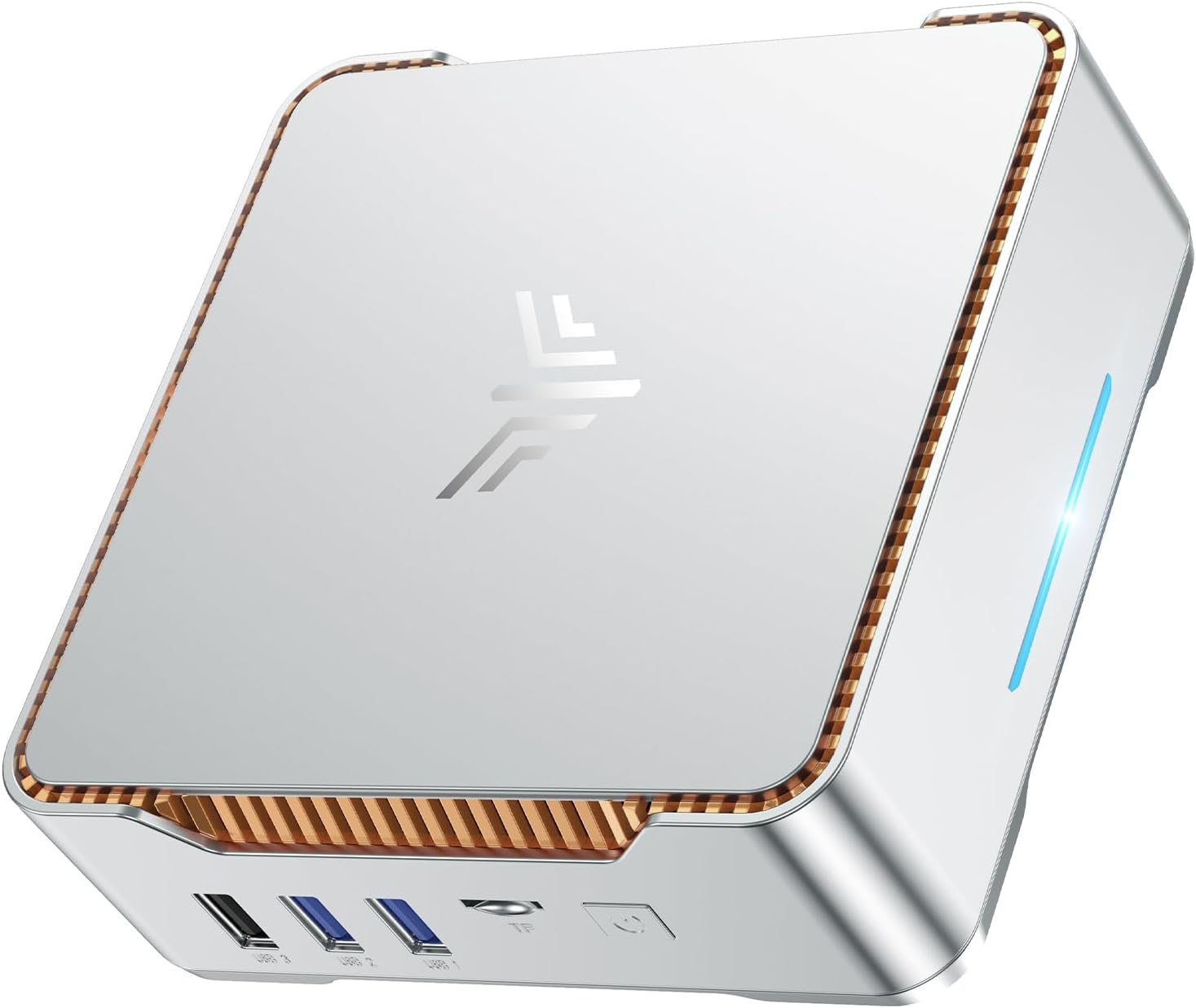 Kamrui - GK3Plus - 4K Mini PC - Ιntel N5030 (4C/ 4T, bis zu 3,1GHz) - 12GB LPDDR4 RAM 256GB SSD - WiFi5 BT4.2 Win11pro - Silver