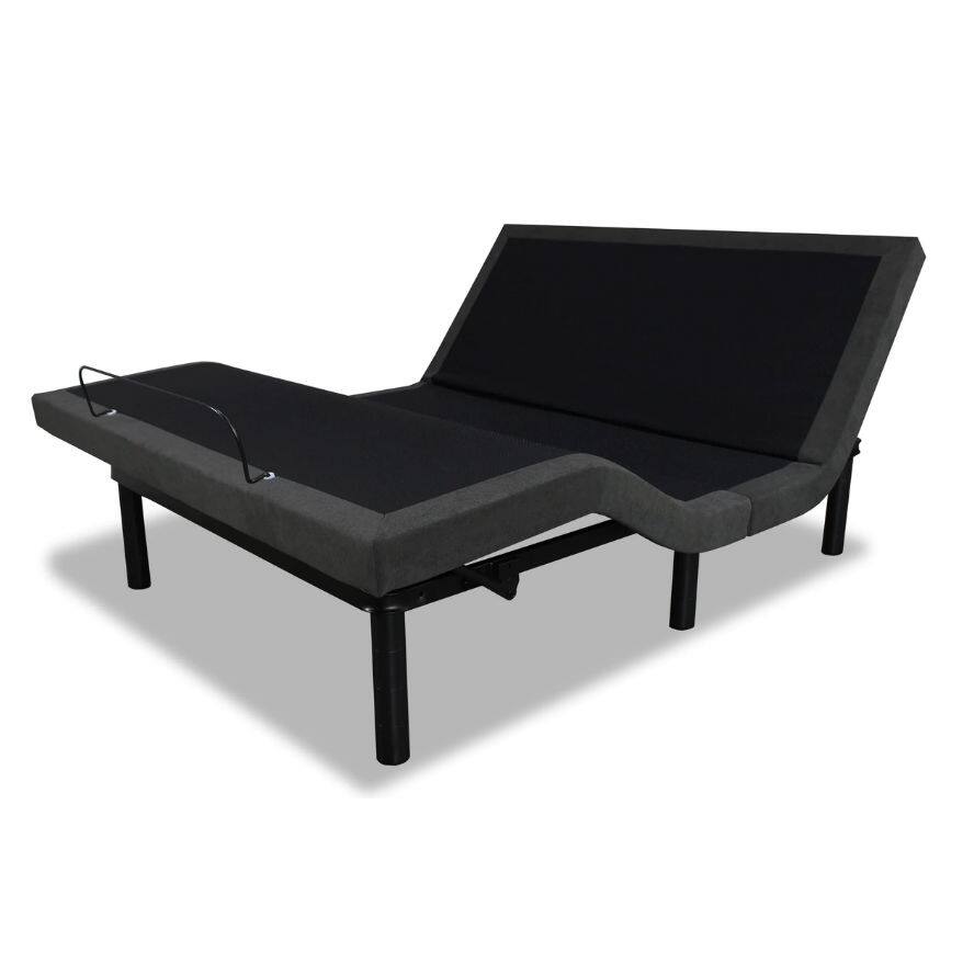 Alt View 1. Hivvago - Hivvago Queen size Adjustable Bed Frame Base with Wireless Remote - Black.