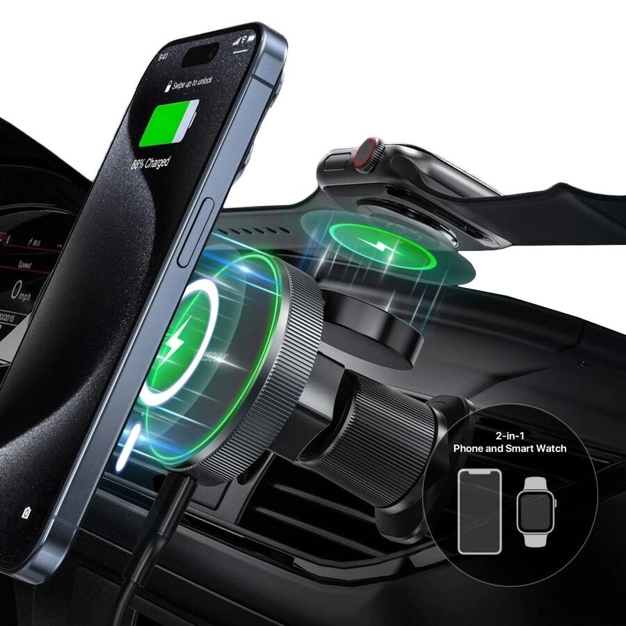 Esoulk in 15W Magnetic Wireless Charger for iPhone Smart