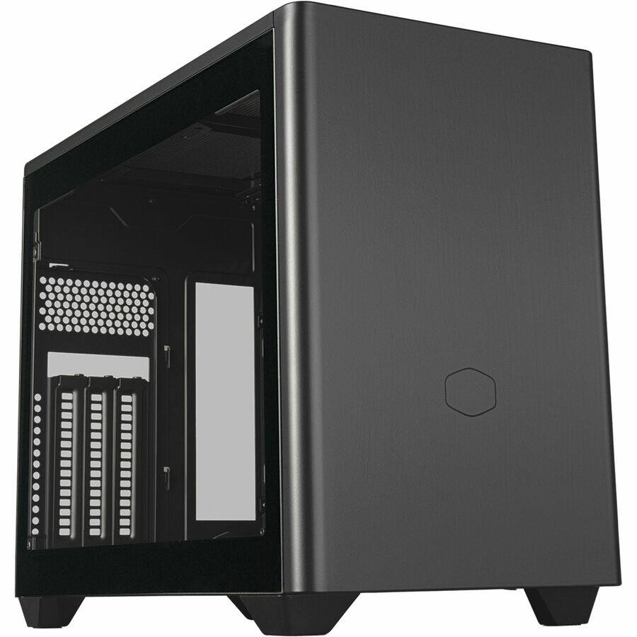 Alt View 8. Cooler Master - Cooler Master MasterBox NR200P V2 - Black - Steel, Tempered Glass, Galvanized Cold Rolled Steel (SGCC), Mesh, ABS - Black.