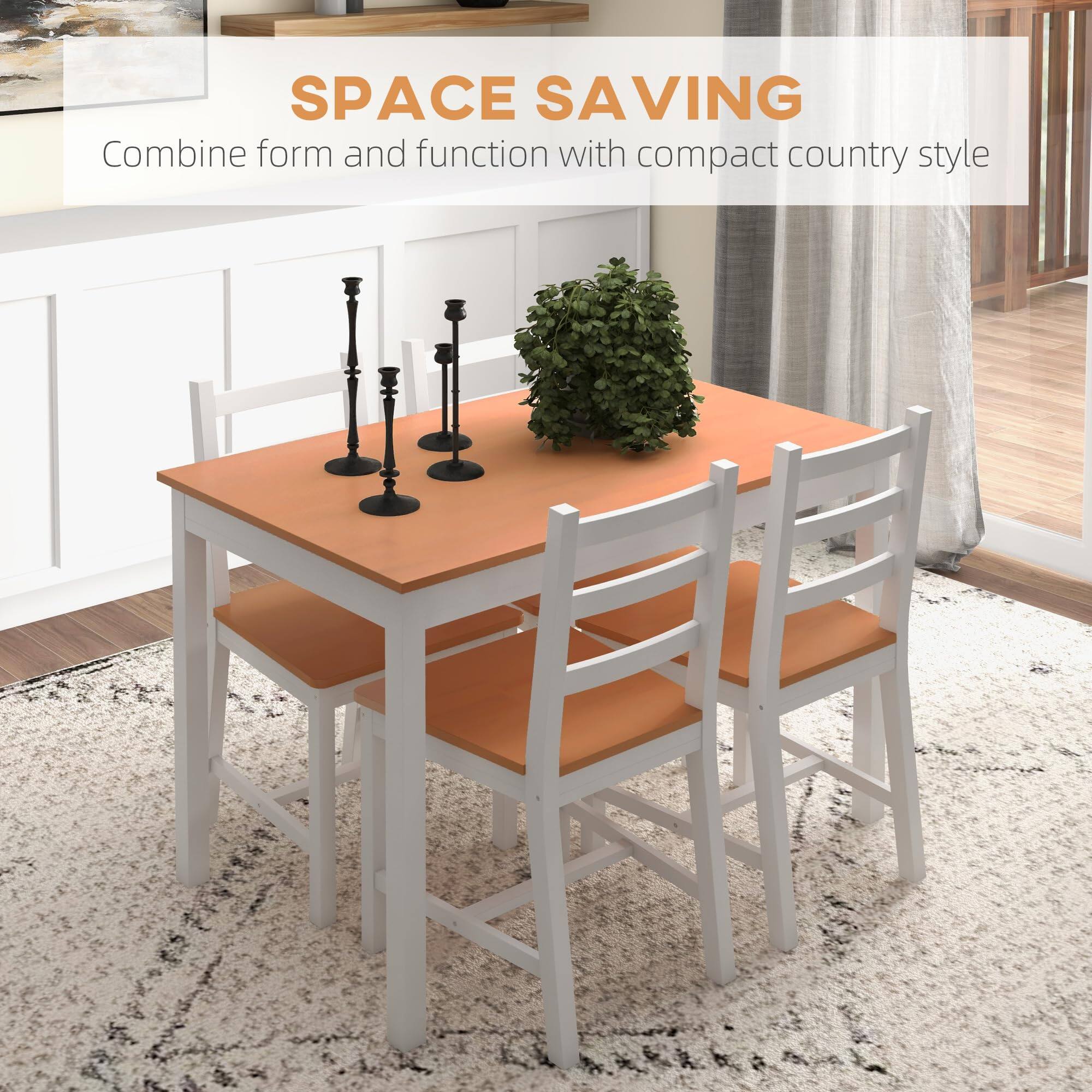 SPACE SAVING  
Combine form and function with compact country style
