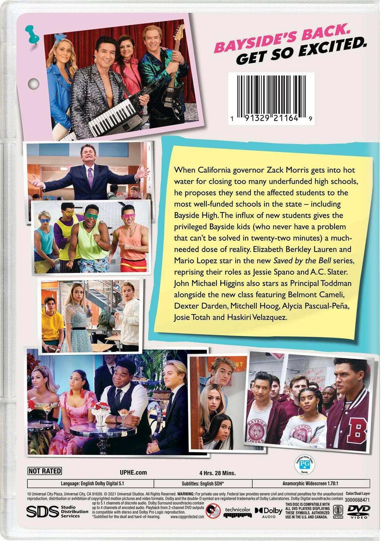 Back. Saved By the Bell: Season 1 [DVD].