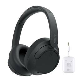 Sony - WHCH720N Noise Canceling Headphones with Wireless Audio Adapter - Black