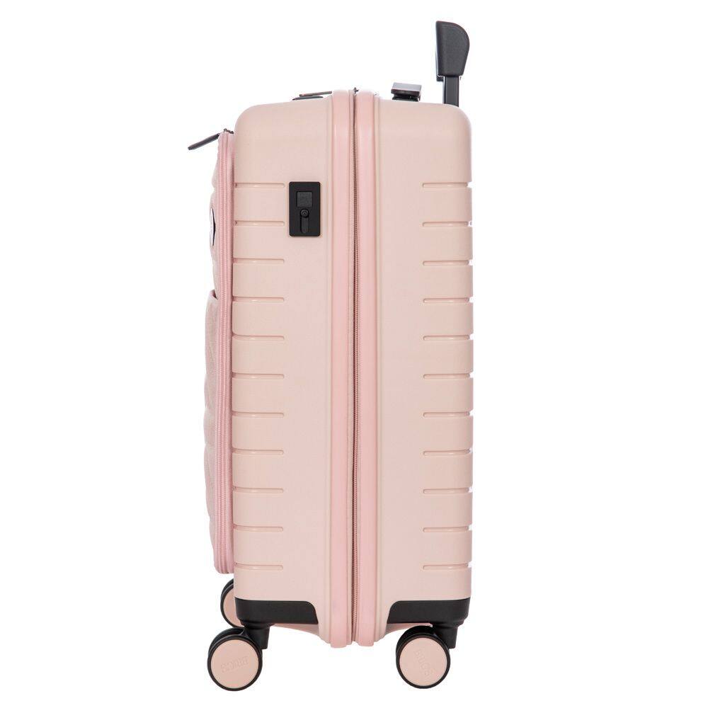 Back. Bric's - Bric's B|Y Ulisse 21" Expandable Spinner w/Pocket, Pearl Pink - Pearl Pink.