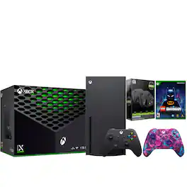 Xbox Series X 1TB Disc Console with Extra Controller and Charge Dock Bundle