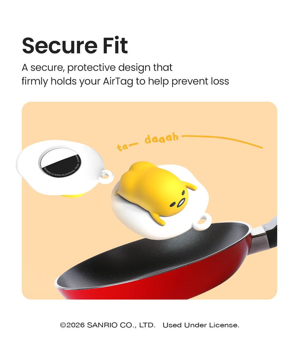 Secure Fit  
A secure, protective design that firmly holds your AirTag to help prevent loss  

©2026 SANRIO CO., LTD. Used Under License.