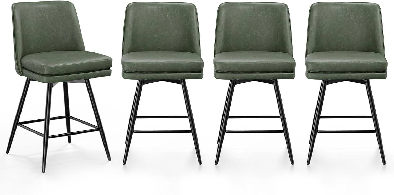 Vintage Green-Set of 4