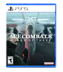 PS5. ACE COMBAT 8 TM WINGS OF THE VE TEEN T ESRB BANDAI NAMCO