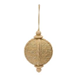 BreeBe - Jute Onion Ornament (Set of 4) - Brown