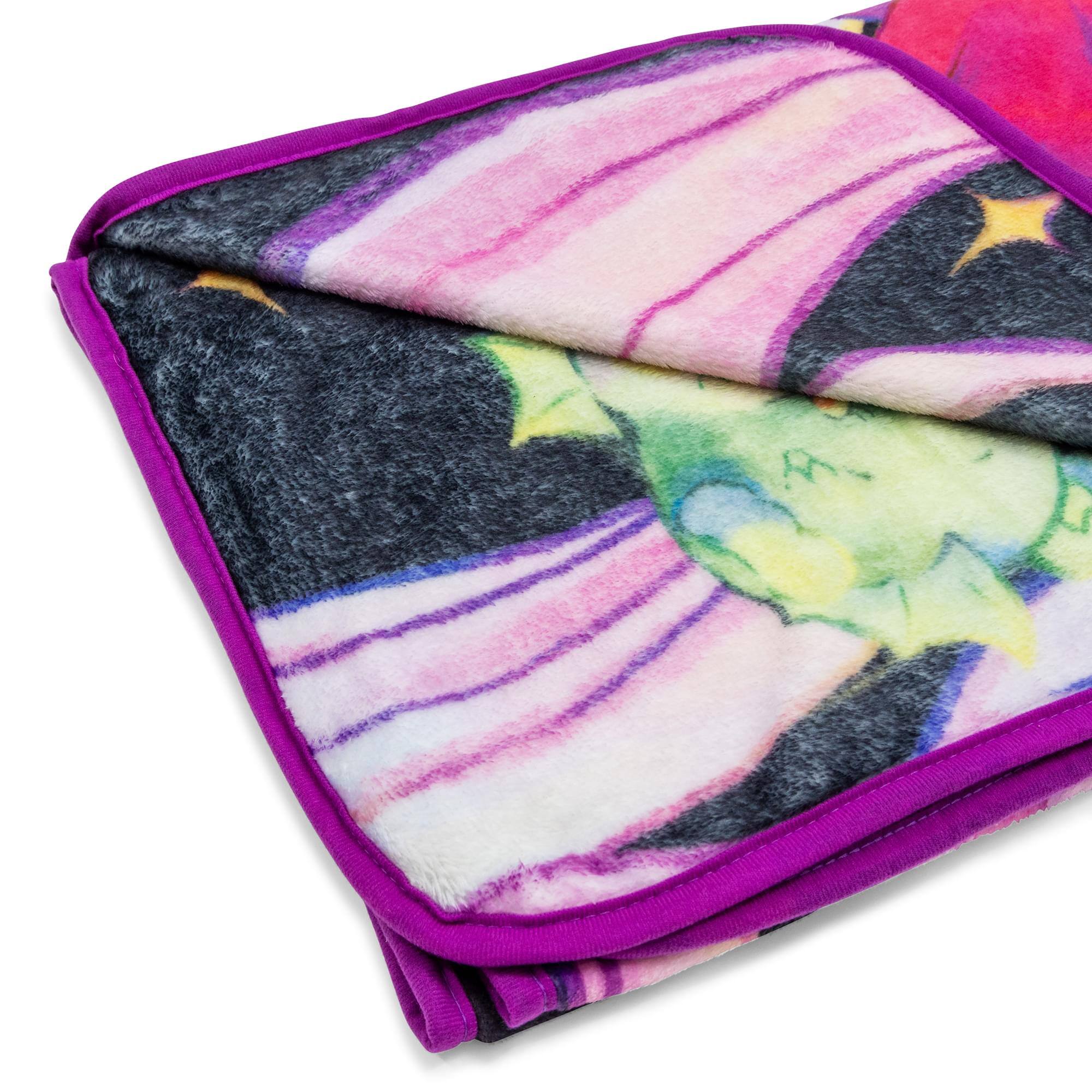 Alt View 10. Silver Buffalo - Care Bears x Universal Monsters Raschel Throw Blanket | 45 x 60 Inches - Multi-Colored.