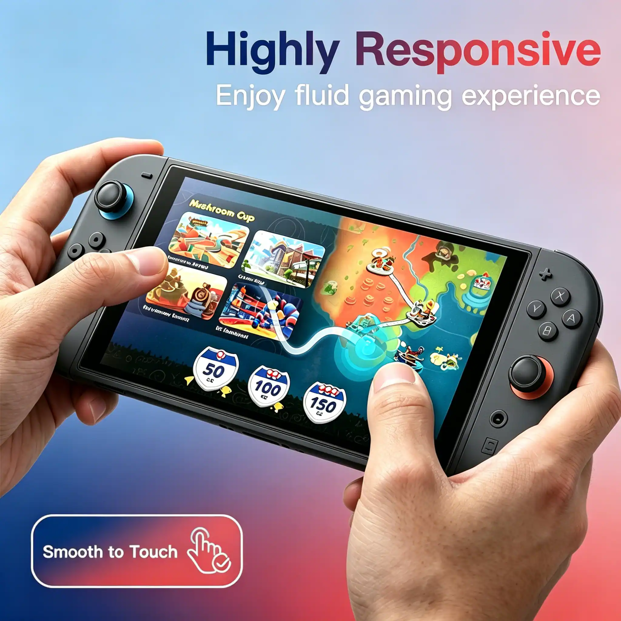 Highly Responsive  
Enjoy fluid gaming experience  

Mrshroom Cup  

Smooth to Touch
