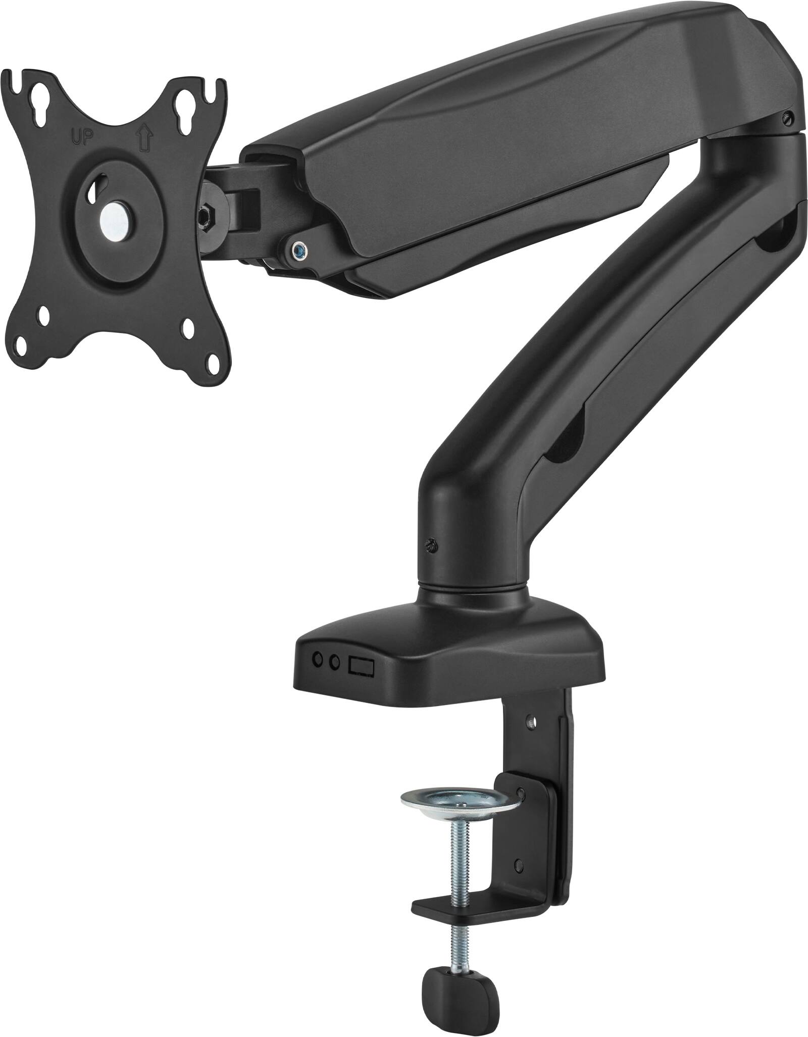 Alt View 1. ACGAM - Single Monitor Arm, Fully Adjustable Spring-Assisted Monitor Desk Mount for Computer Screen 17-32 Inch and 4.4-19.8 lbs - Matte Black.