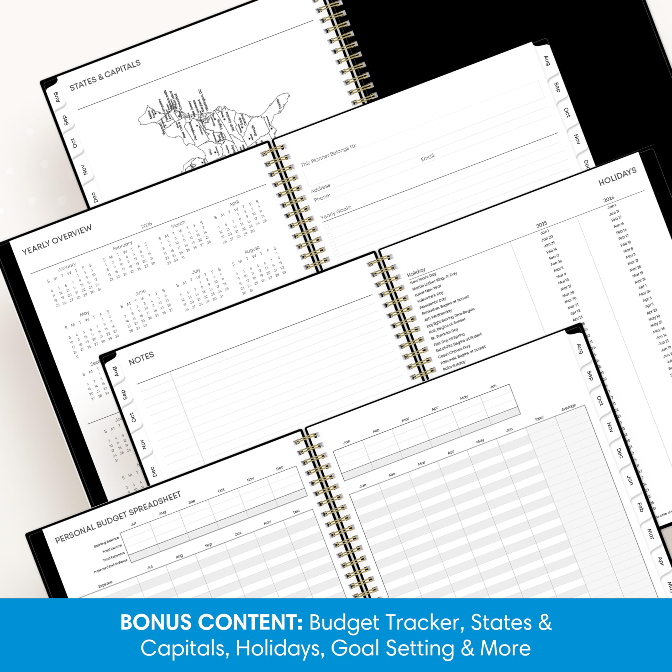 CAPITALS Aug & STATES sep Aug Sep Ost 300 222 Nov Planner Belongs Email: This Dec NOV HOLIDAYS Address Dec Phone: 2026 JUM?  r  Yearly Goods Kach $ Rell 25 2006 March & 2 2 2025 NON 2 30 JOIT Res YEARLY OVERVIEW February M / 0 20 2 or If 25 20 20 2 August and Jon25 NOT FREE More W a F Rell o  W not MY? 20 Al 8 Fat 20 HOT? $  27 January or if JR July $ D 20 Holiday MO'S  7 = of 20 poy you FIGH Hore 1 0  - MY17 NY3 0 6 22 $ 5 NOT Mor? April 5 30 my Mar20 M 27 28 = - 5 20 Mor's spra 25 I 0 MYD Apid May spriz APER $ soft z srgine AUG NOTES Aug sep Sep May Oct agried o