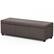 Angle. Simpli Home - Avalon Extra Large Storage Ottoman Bench - Distressed Brown.