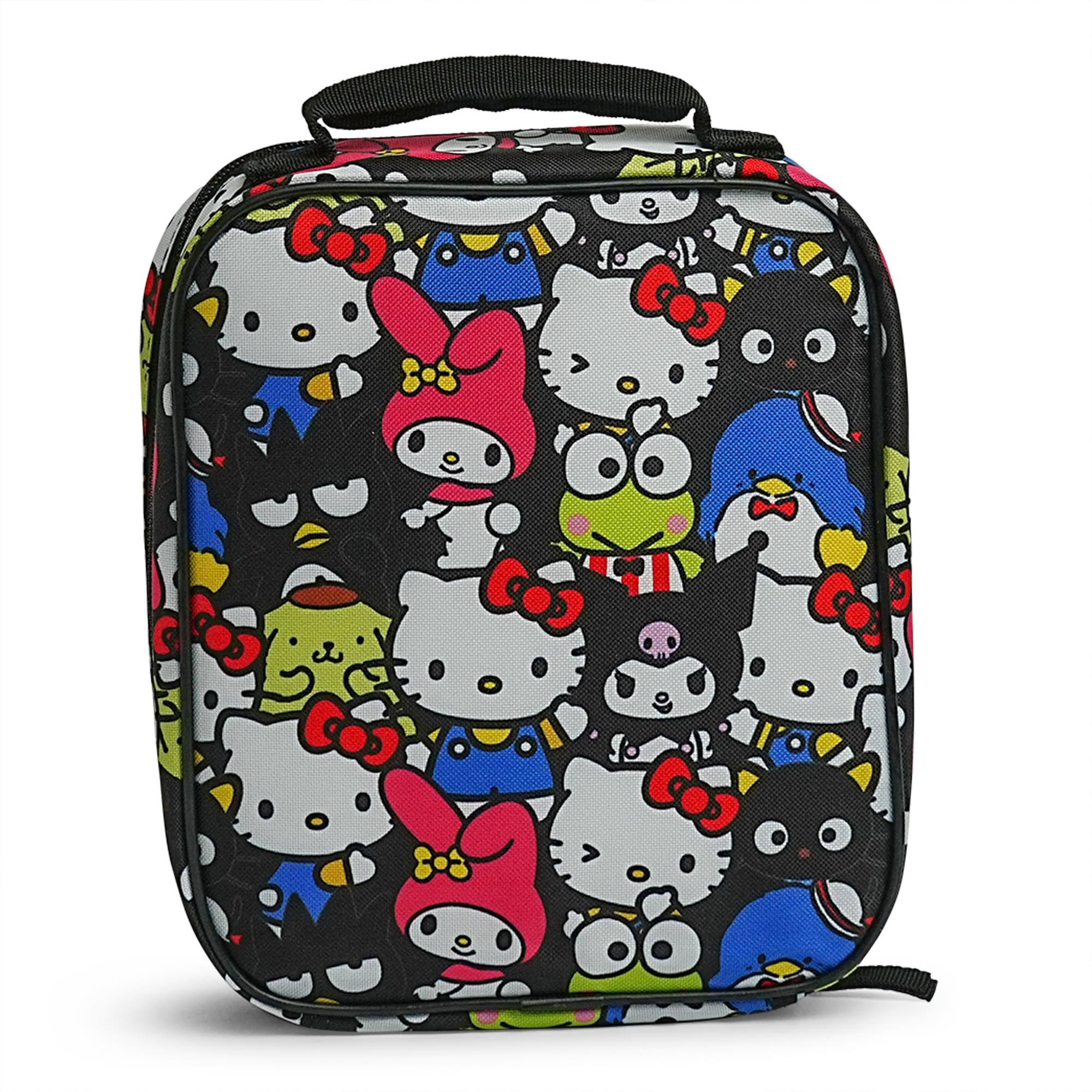 Front. Hello Kitty - Sanrio Hello Kitty and Friends Insulated Lunch Bag - Multi-Colored.