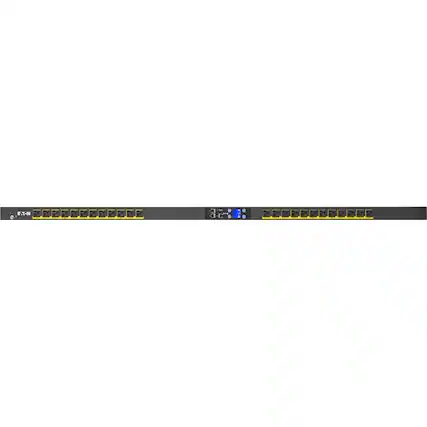Front. Eaton - Eaton Metered Input Rack PDU 1.92 kW max 120V 16A 0U Vert. Single-Phase PDU - NEMA L5-20P - 24 x NEMA 5-20R - 120 V AC - White.