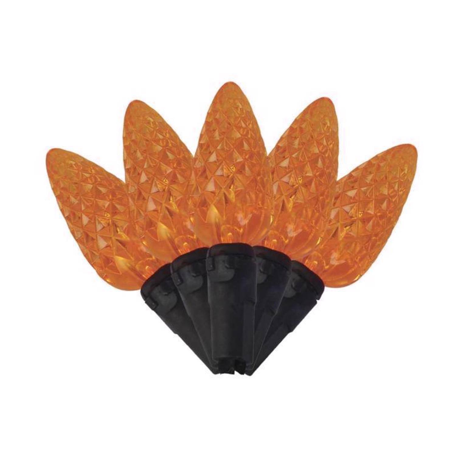 Celebrations Orange 100 ct LED Anti Flicker String Lights - Best Buy