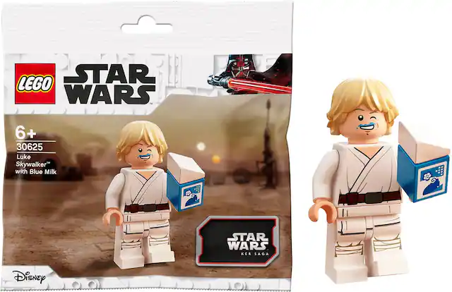 LEGO STAR WARS TM 6+ 30625 Luke Skywalker with Blue Milk STAR WARS KER SAGA Disney