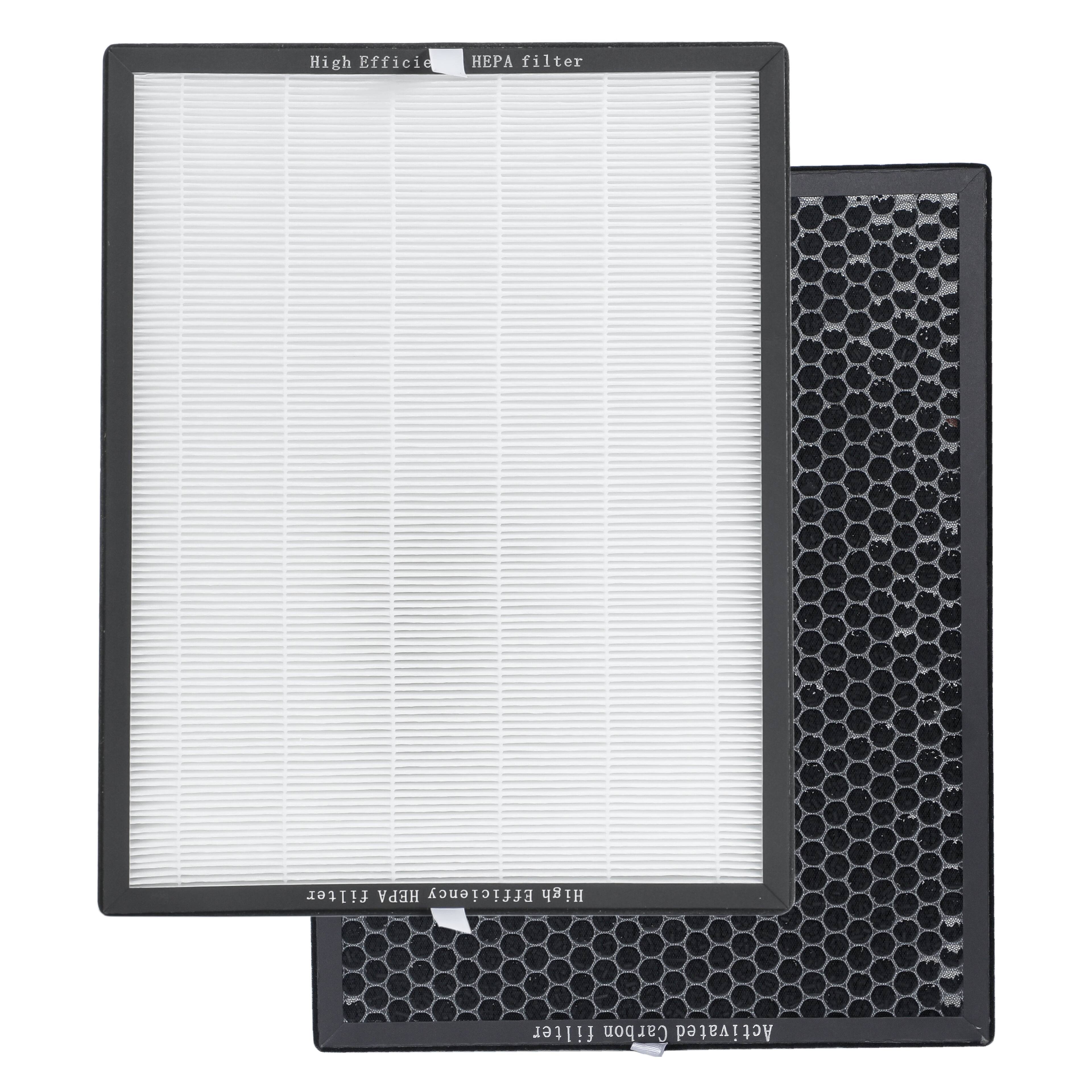 High Efficiency HEPA filter, Carbon Activated filter.