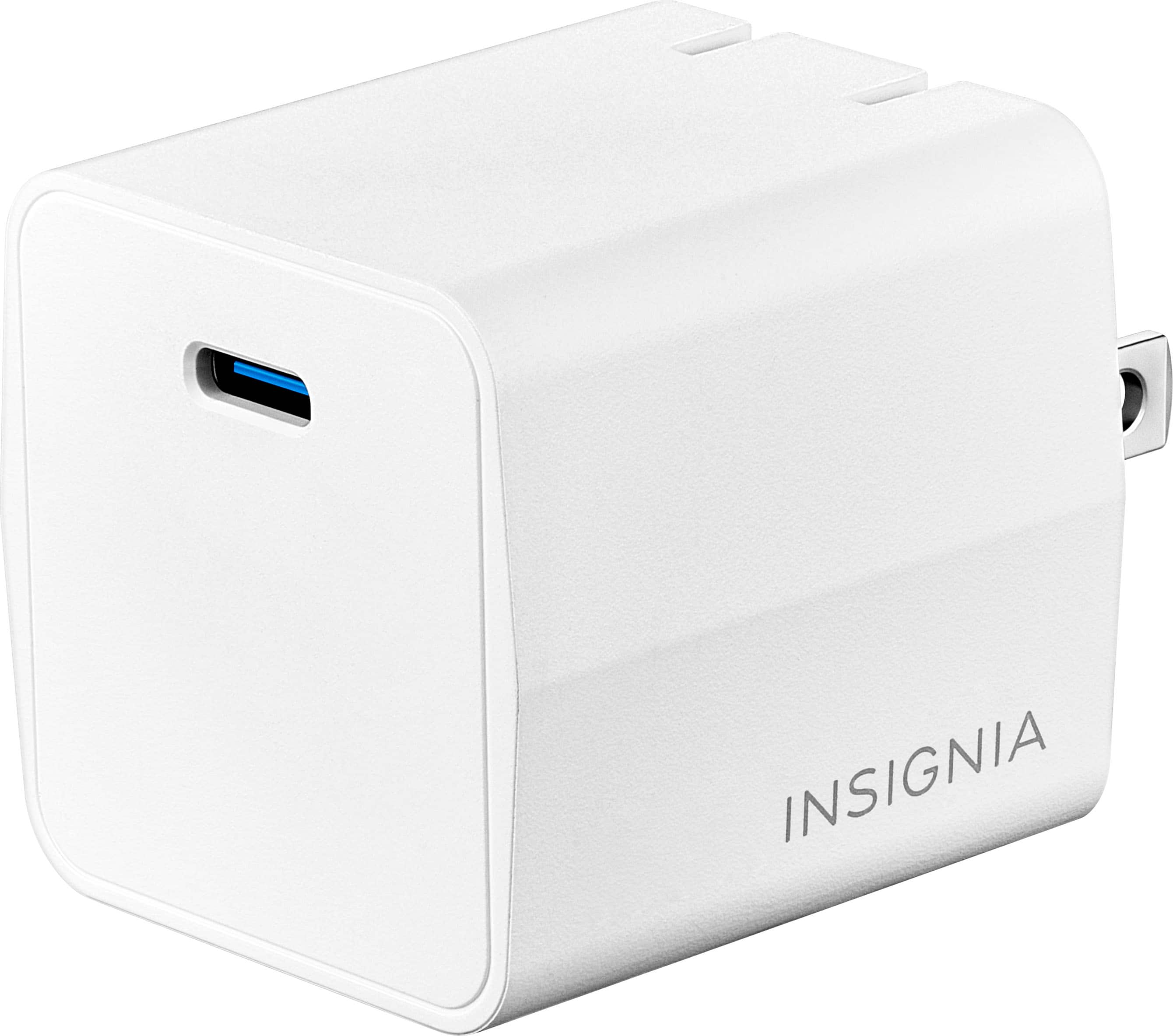 Alt View 11. Insignia™ - 65W USB-C Wall Charger for MacBook Pro, iPad, iPhone, Apple Watch, Samsung Smartphones & More - White.