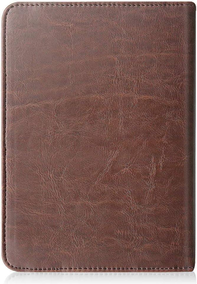 Alt View 4. Fintie - Folio Case for 6" Kindle Paperwhite (10th Generation, 2018) Book Style PU Leather Shockproof Cover - Vintage Brown.