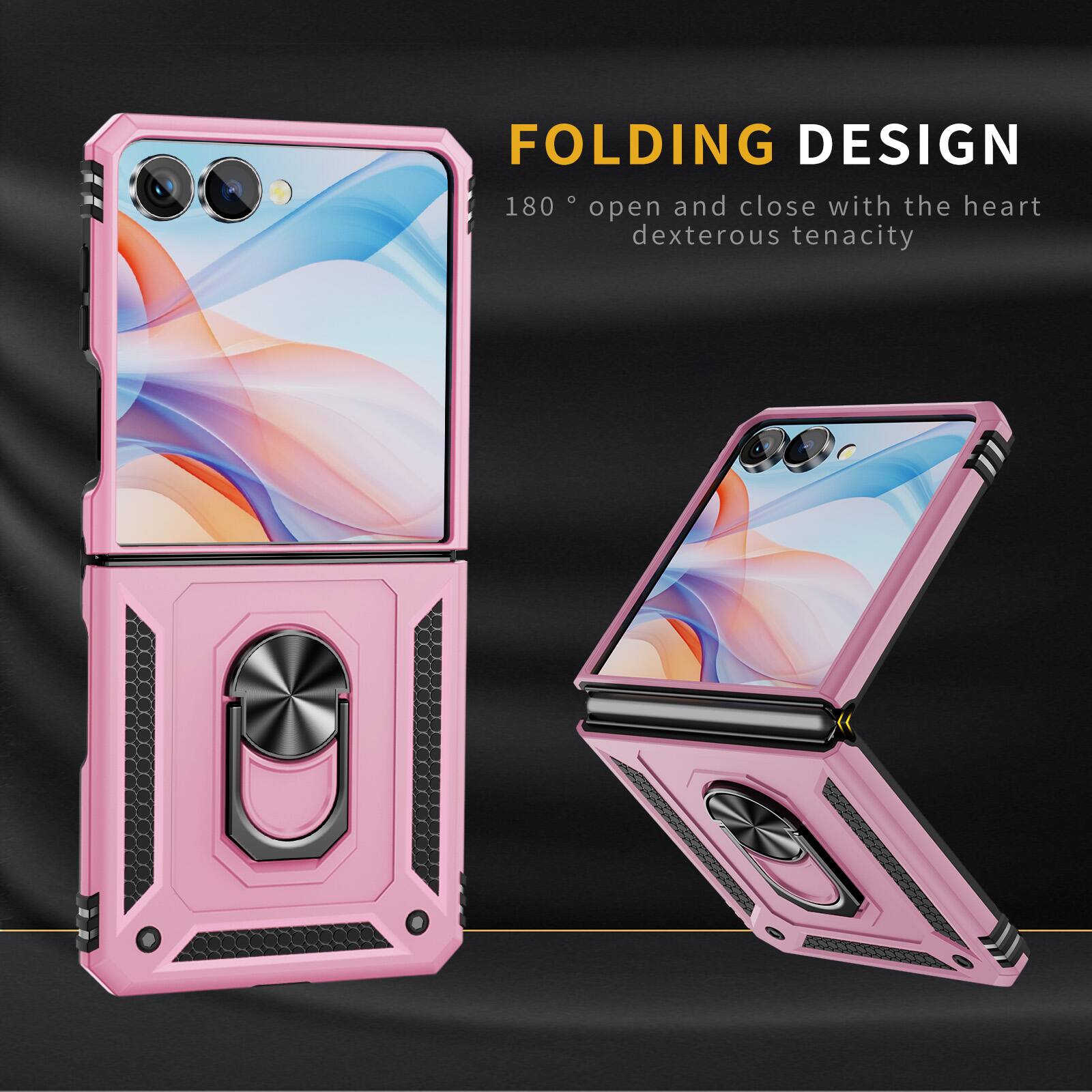 FOLDING DESIGN  
180° open and close with the heart dexterous tenacity