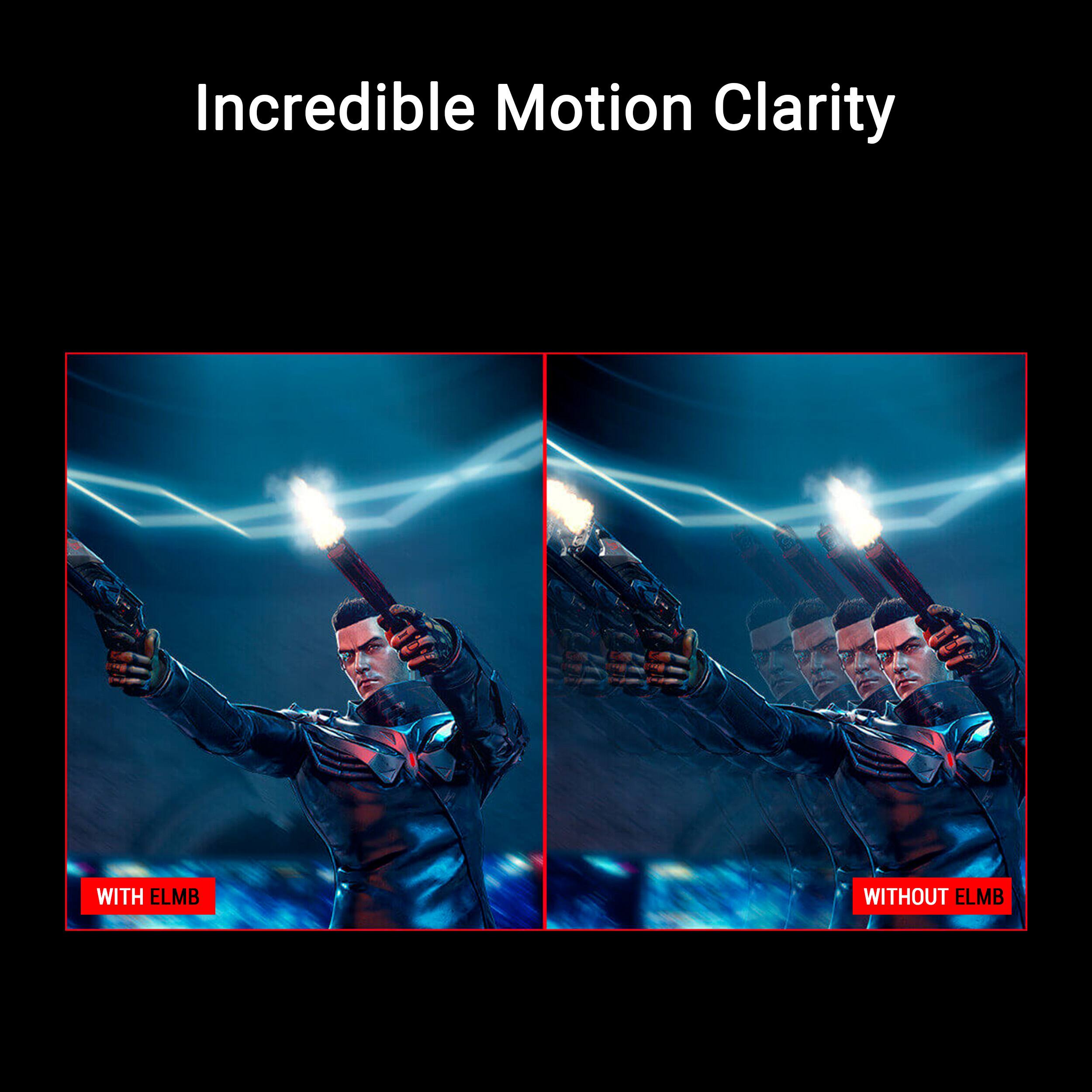 Incredible Motion Clarity

WITH ELMB

WITHOUT ELMB