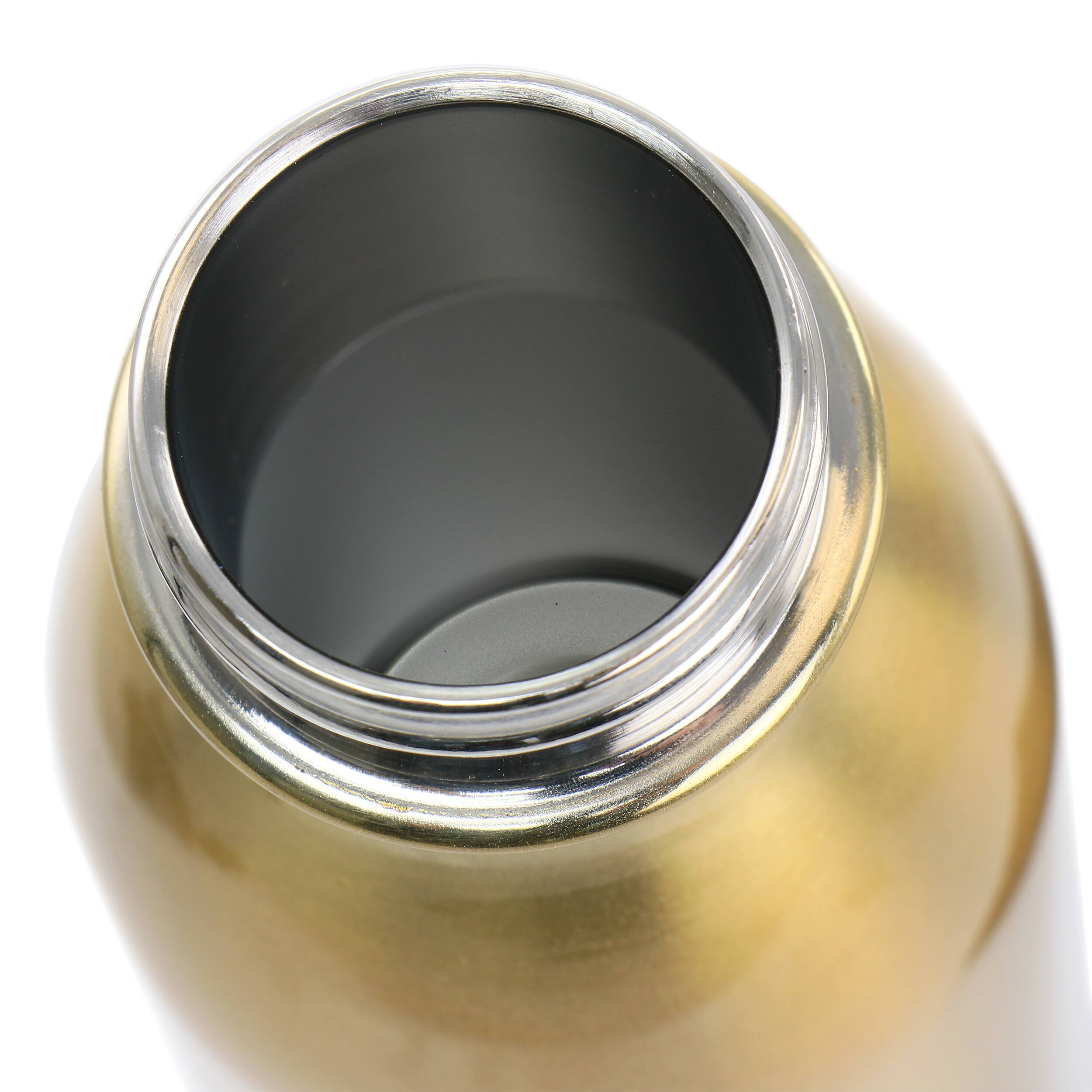 Alt View 3. Gibson - WAO 20 Ounce Stainless Steel Insulated Thermal Bottle with Lid in Dark Gold - Dark Gold.