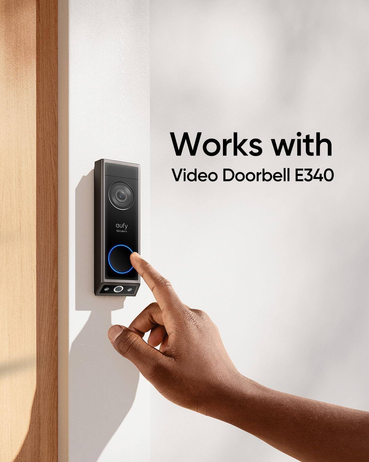 eufy Security Video Doorbell Chime(Add On), No Delay Ring, Adjustable ...