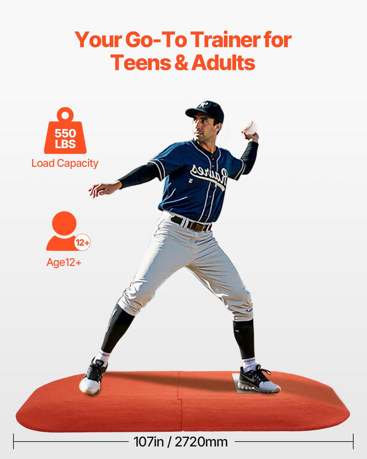 Your Go-To Trainer for Teens & Adults

550 LBS Load Capacity

Age 12+

107in / 2720mm