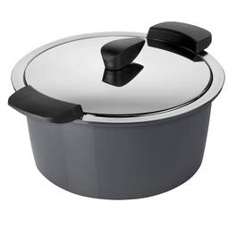 Kuhn Rikon - Hotpan Stainless Steel Cooking Pot with Insulated Bowl, 3.2-Quart - Gray