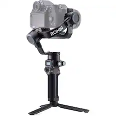 Front. DJI - RSC 2 Gimbal 3-Axis Stabilizer for DSLR Cameras - Black.