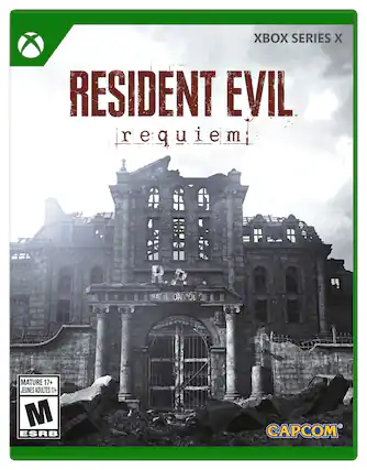 XBOX SERIES X
RESIDENT EVIL requiem
MATURE 17+ JEUNES ADULTES 17+ M ESRB
CAPCOM - M (Mature 17+)