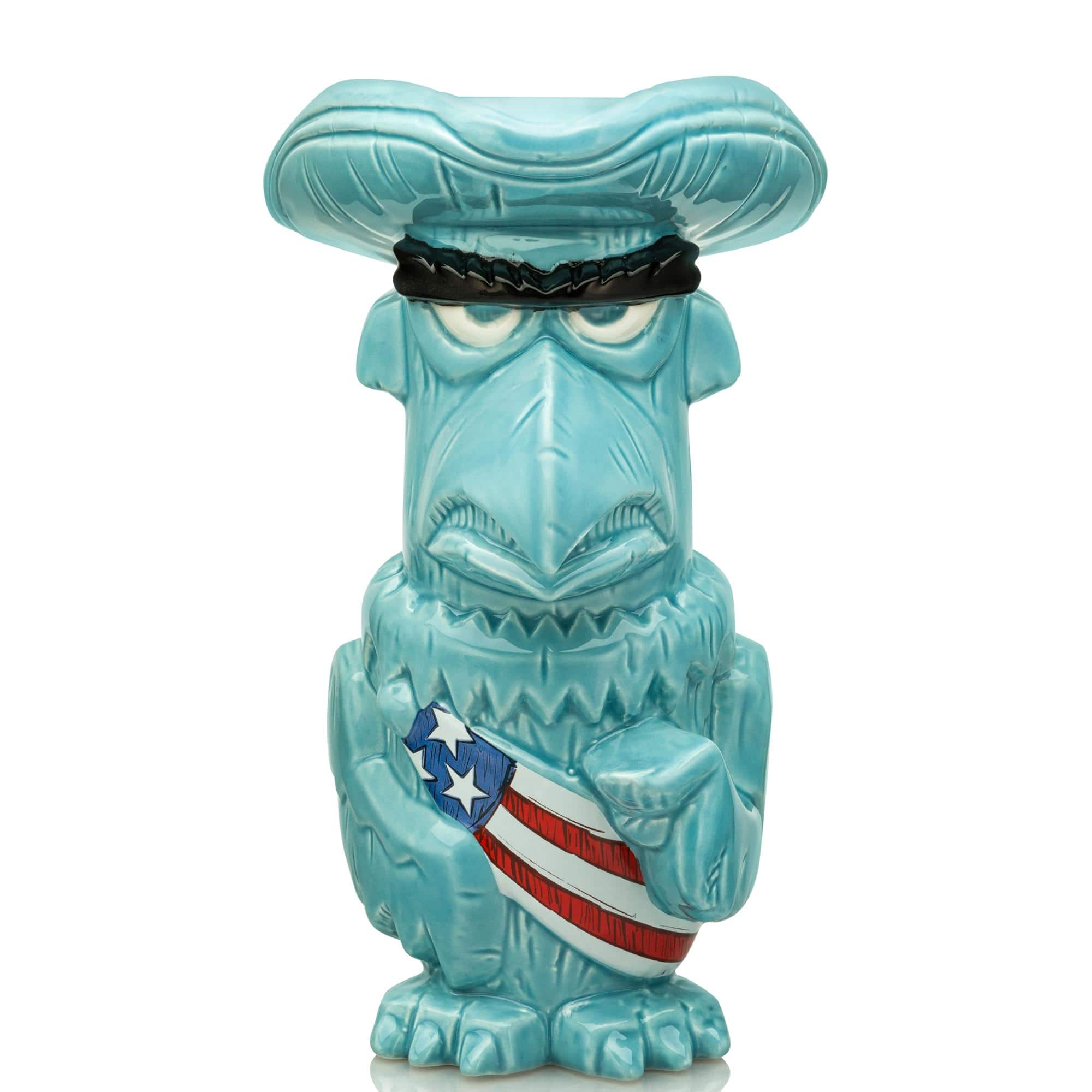 Beeline Creative - Geeki Tikis The Muppets Sam Eagle Tricorne Hat Ceramic Mug | Holds 22 Ounces - Blue