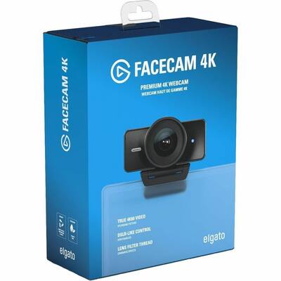 Elgato FaceCam Webcam 60 fps Black USB 3.0 Type C 4K 3840 x 2160 Elgato FaceCam Webcam 60 fps Black USB 3.0 Type C 4K 3840 x 2160