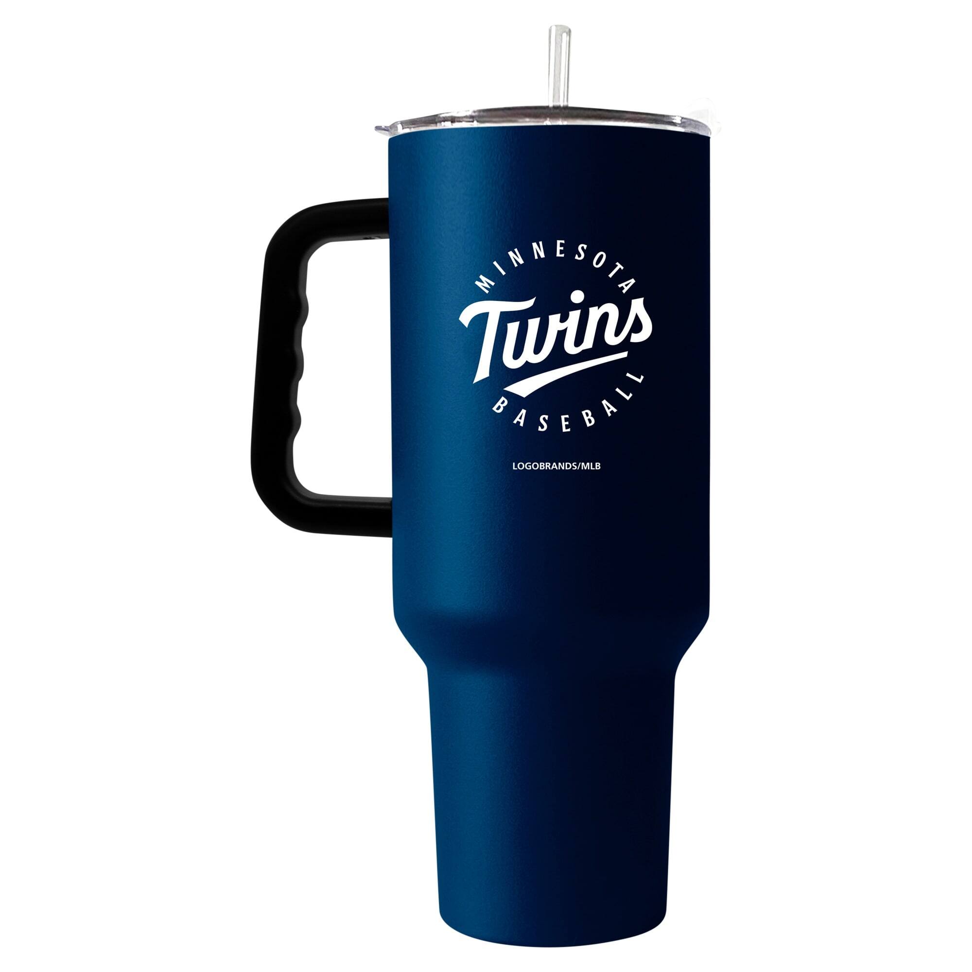 Logo Brands - 40oz. Travel Tumbler with Handle - Multicolor