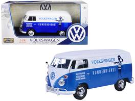 Motormax - Volkswagen Type 2 (T1) Delivery Van Autohaus Sudekum "Kundendienst" Candy 1/24 - Blue And White