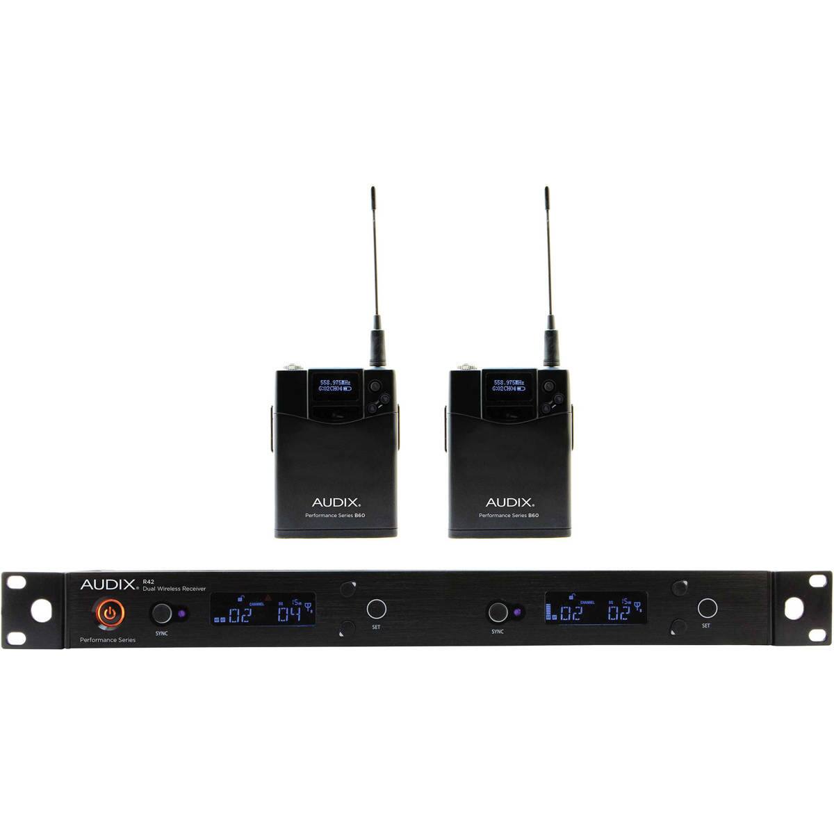 AUDIX Performance Series B80

AUDIX R42 Dual Wireless Receiver
Performance Series

AUDIX Performance Series B80