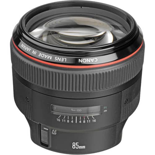 Canon - EF 85mm f/1.2L II USM Autofocus Lens 1056B002 (International Model) - Black