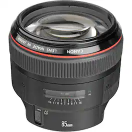 Canon - EF 85mm f/1.2L II USM Autofocus Lens 1056B002 (International Model) - Black