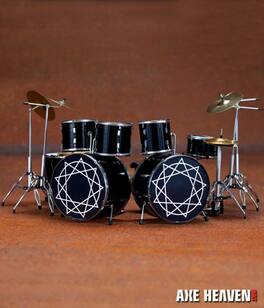 Axe Heaven - Joey Jordison - Joey Jordison Slipknot Pearl Mini Drum Kit Replica Collectible - Collectibles - Multicolor