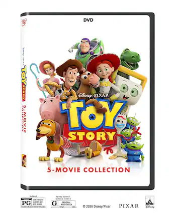 Front. Toy Story 5-Movie Collection (DVD).