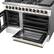 Alt View 10. Forno Appliances - 48 in. Wide 8 Burner Galiano 6.58 Cu. Ft. Freestanding Dual Fuel True Convection Range - White.