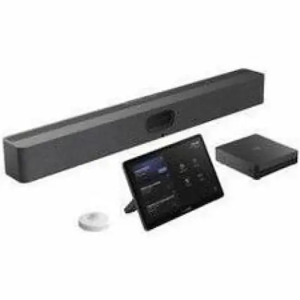 Front. Yealink - Yealink A50 Video Conference Equipment - For Video Conferencing, Meeting Room - Medium/Large Room Size Supported - 1920 - Black.