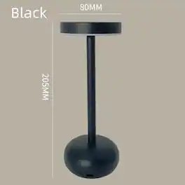 YONWAY - 4000mAh Metal Reading Lamp, USB Ambient Table Lamp, 3-color Touch Night Light, Portable Outdoor Table Light for Bedroom